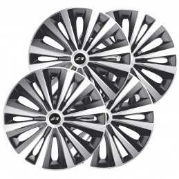Kit copricerchi 15" Multi Silver Black