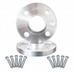 2 distanziali alluminio 16mm 4x100 mozzo 54,1 con bulloneria