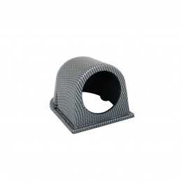 Portastrumento orizzontale 1 foro carbon look