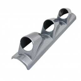 Portastrumenti verticale 3 fori carbon look