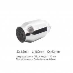 Silenziatore universale id 60mm