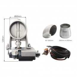 Exhaust valve con interruttore diam.63mm