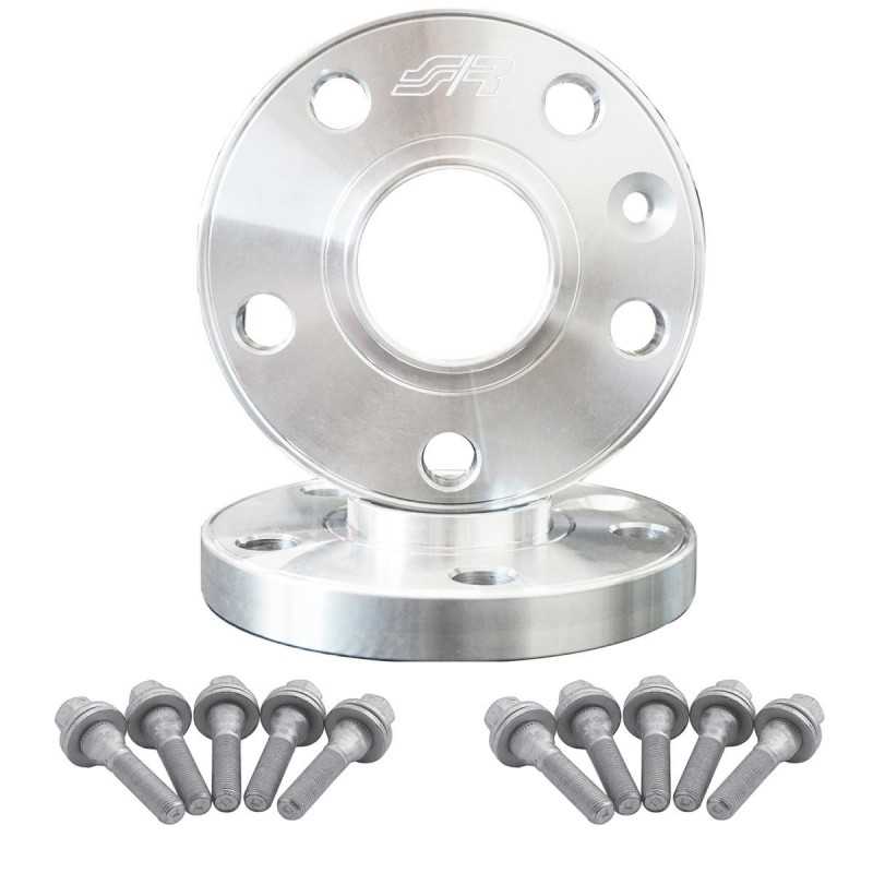 2 distanziali ruota 16mm 4x108 centraggio 65,1 con bulloneria
