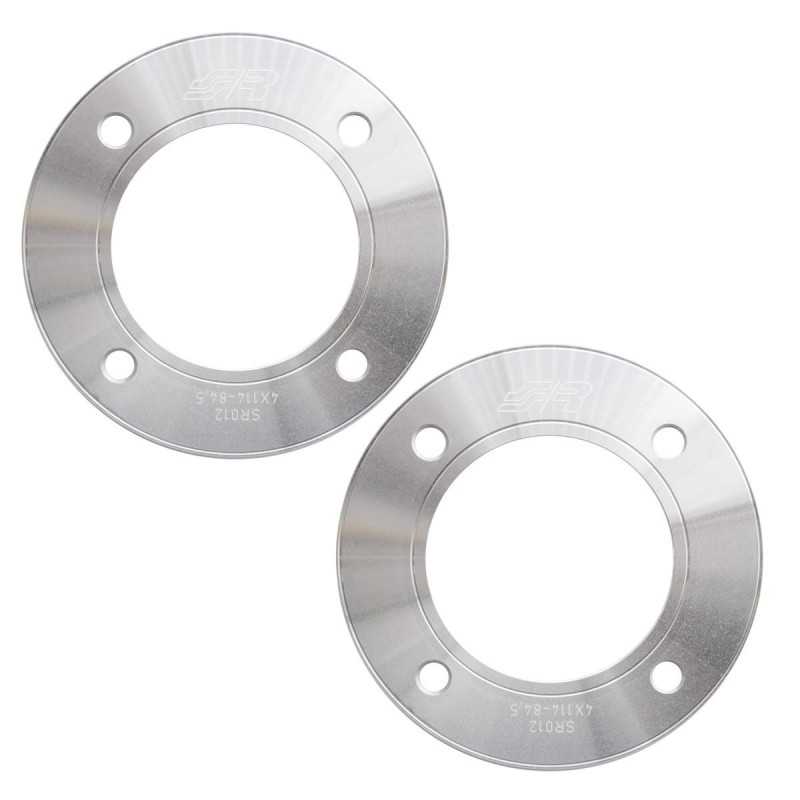 2 distanziali ruota 5mm 4x114 centraggio 84,5